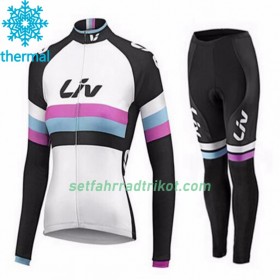 Radbekleidung Radtrikot Langarm + Lang Radhose 2015 CCC Liv Damen Winter Thermal Fleece N002